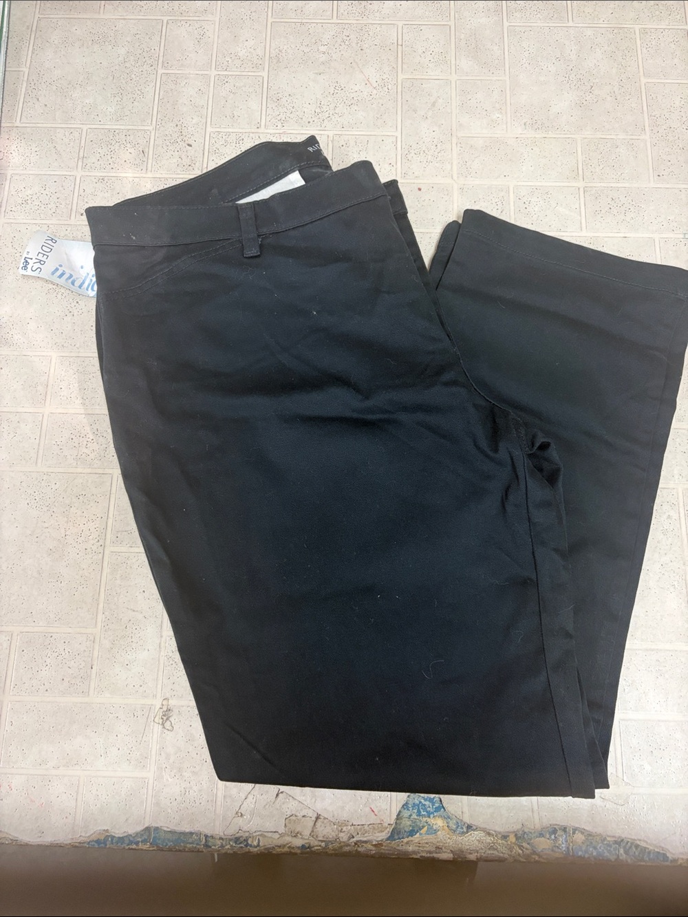 Riders by Lee Black Straight Leg Pants